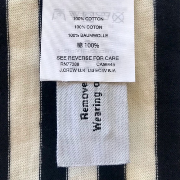 J. Crew COLLECTION Striped Long Sleeve Maxi Dress 0 - Picture 7 of 8